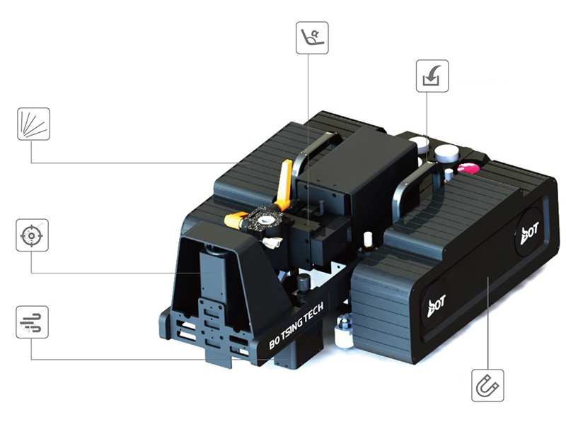 Trackless Unguided All-position Crawling Welding Robot