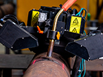 Trackless Unguided Pipe Welding Robot
